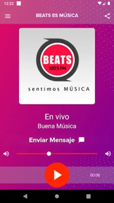 BEATS RADIO 100.5 FM android App screenshot 1